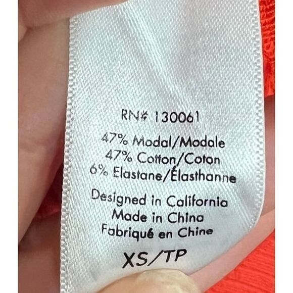 L Space Womens Maxi Dress orange ribbed tank dress Size XS Spring Fling - Picture 6 of 6